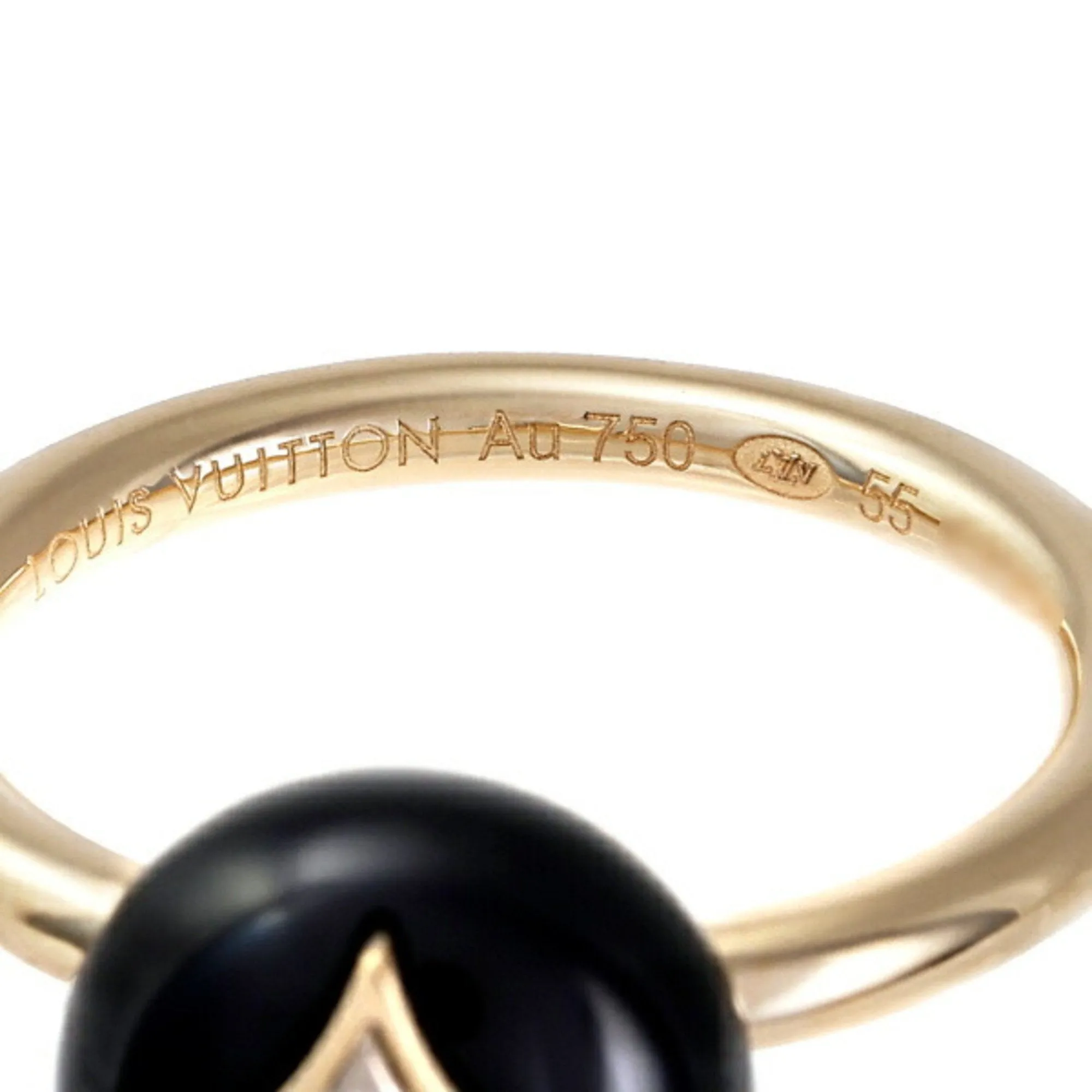 18K Gold Onyx Diamond Flower Ring
