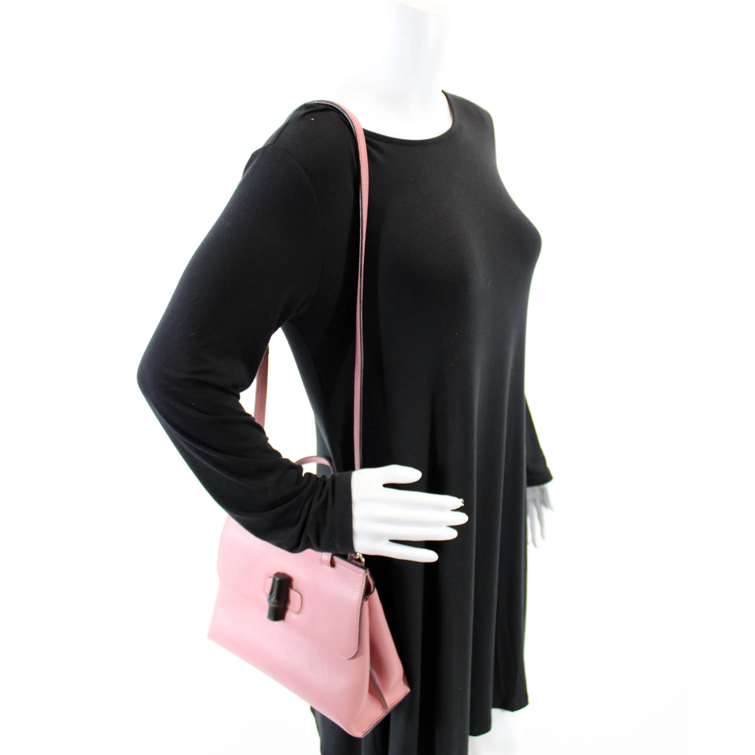 370831 Bamboo Daily Top Handle Bag Small