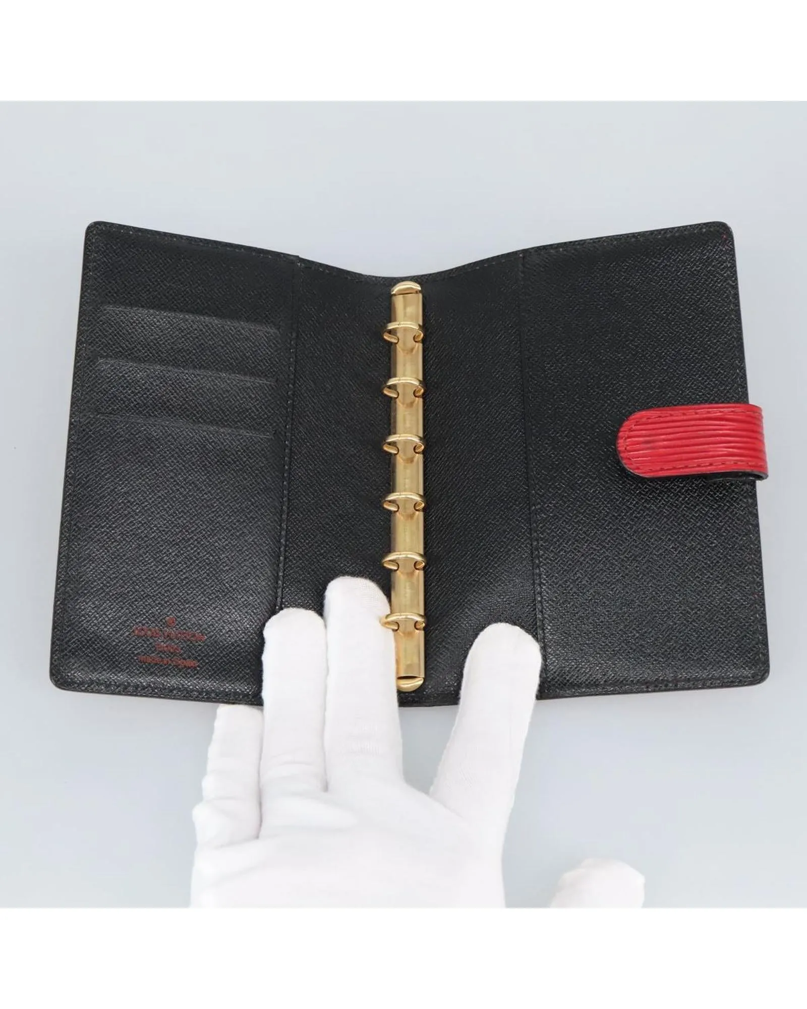 Agenda PM Red Epi Leather Planner