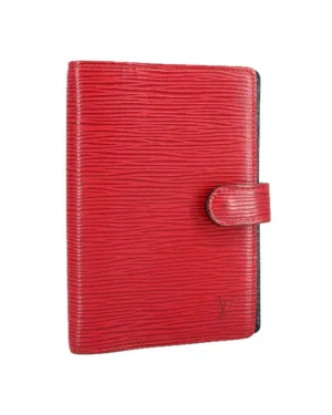 Agenda PM Red Epi Leather Planner