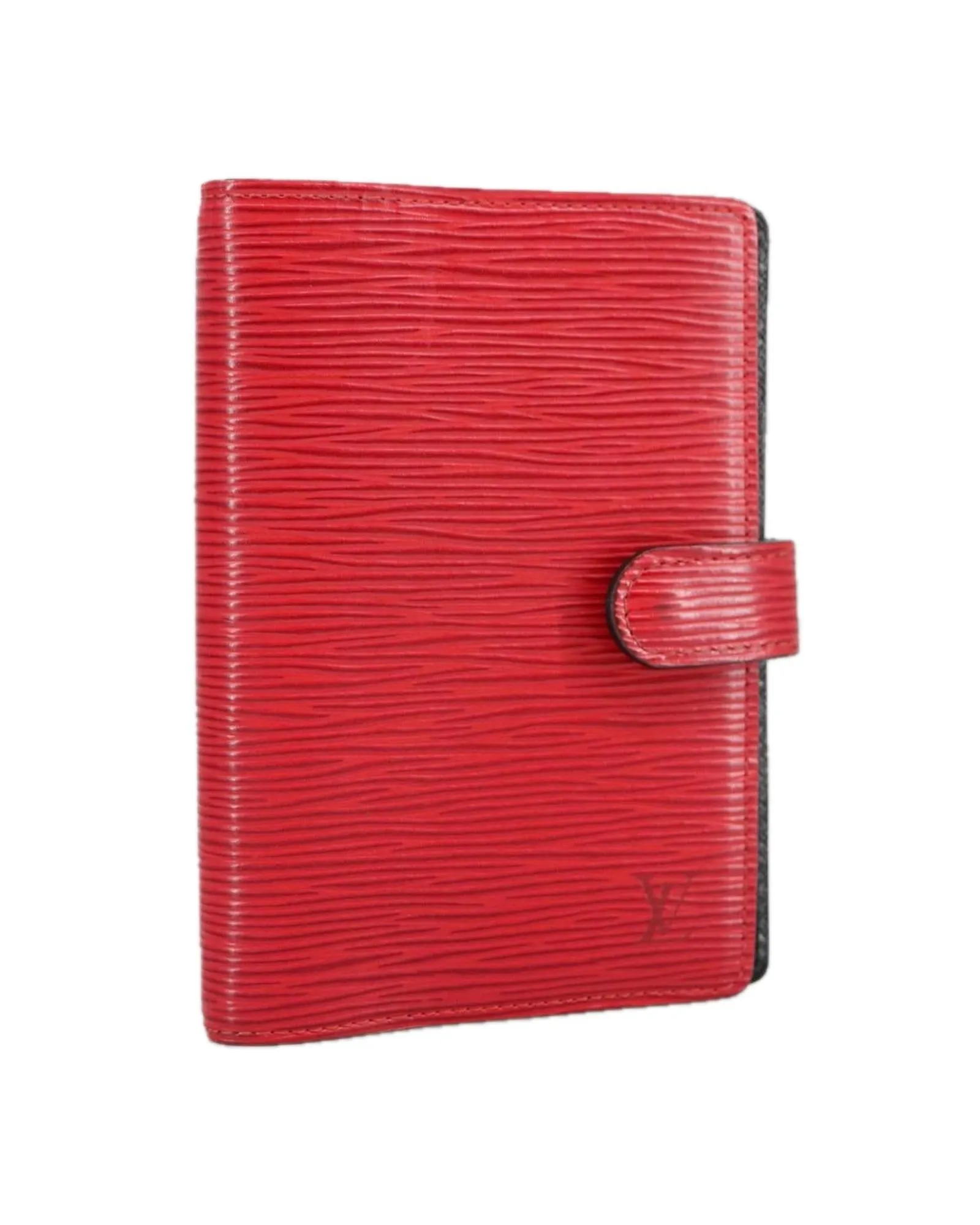Agenda PM Red Epi Leather Planner