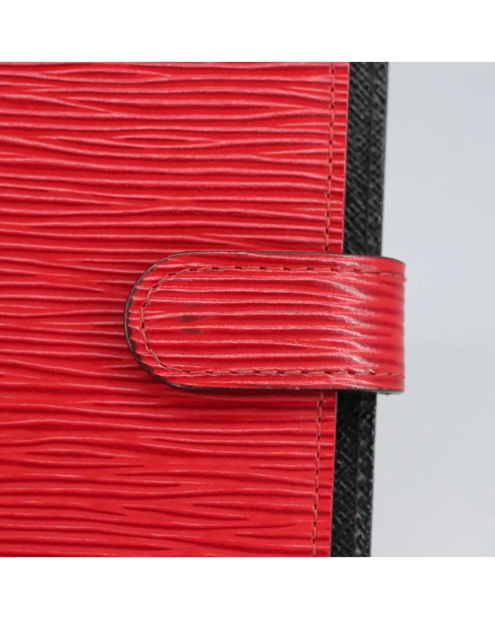 Agenda PM Red Epi Leather Planner
