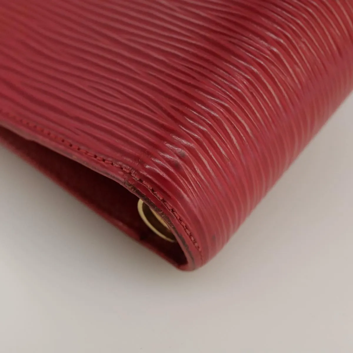 Agenda PM Red Epi Leather Wallet
