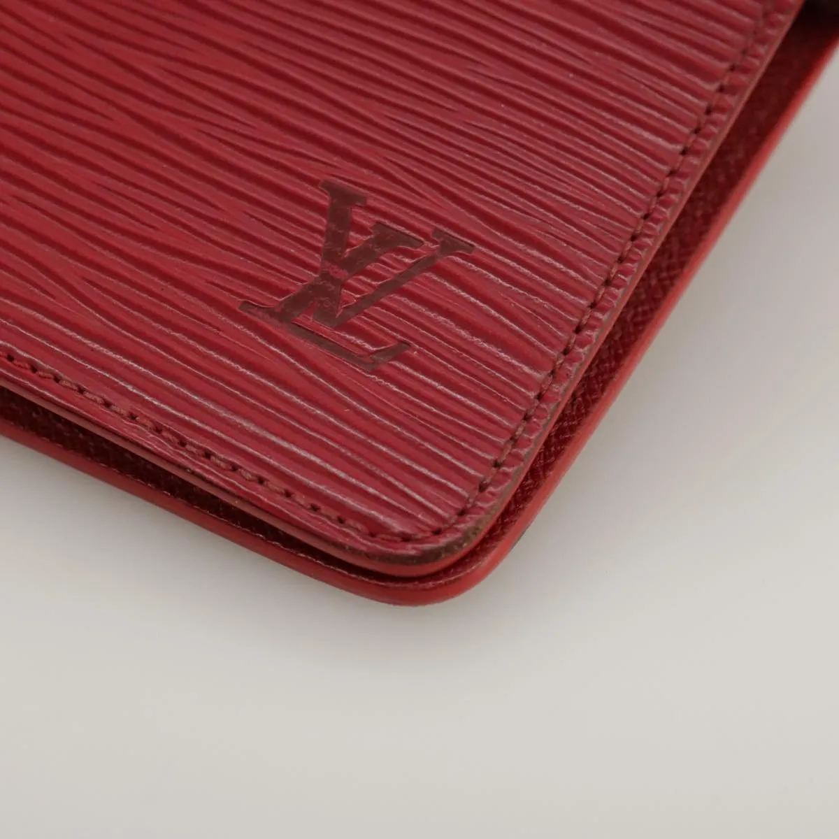 Agenda PM Red Epi Leather Wallet