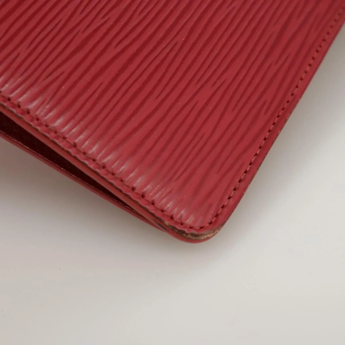 Agenda PM Red Epi Leather Wallet