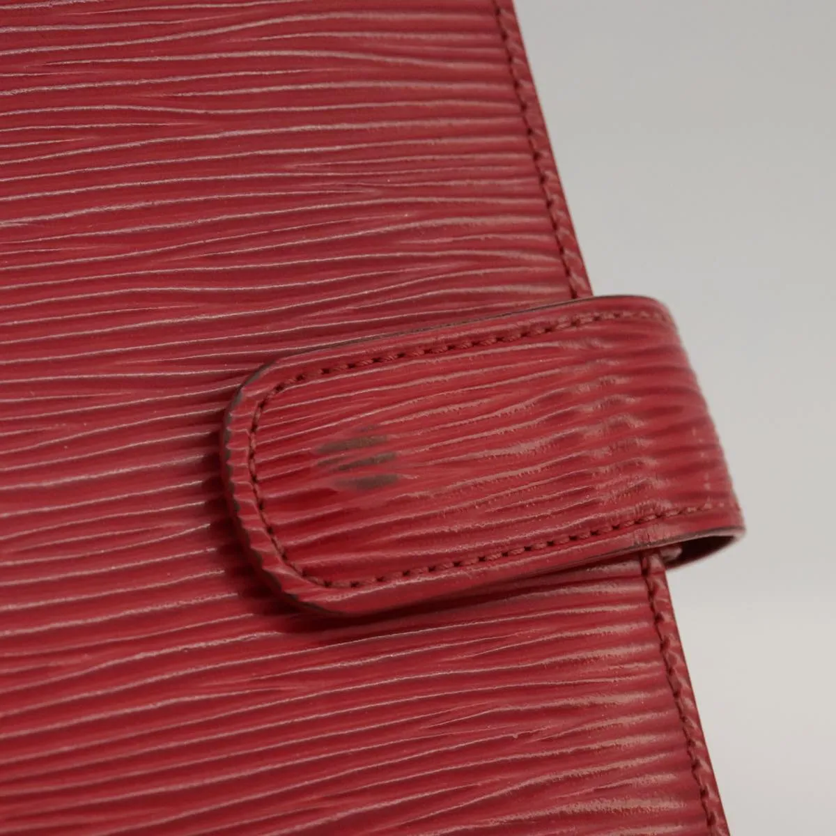 Agenda PM Red Epi Leather Wallet