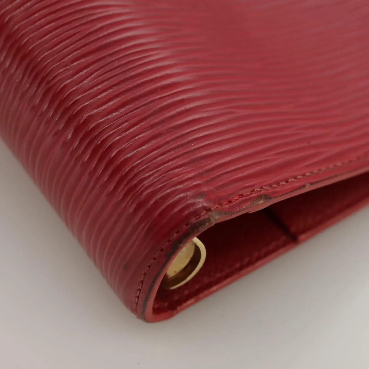 Agenda PM Red Epi Leather Wallet