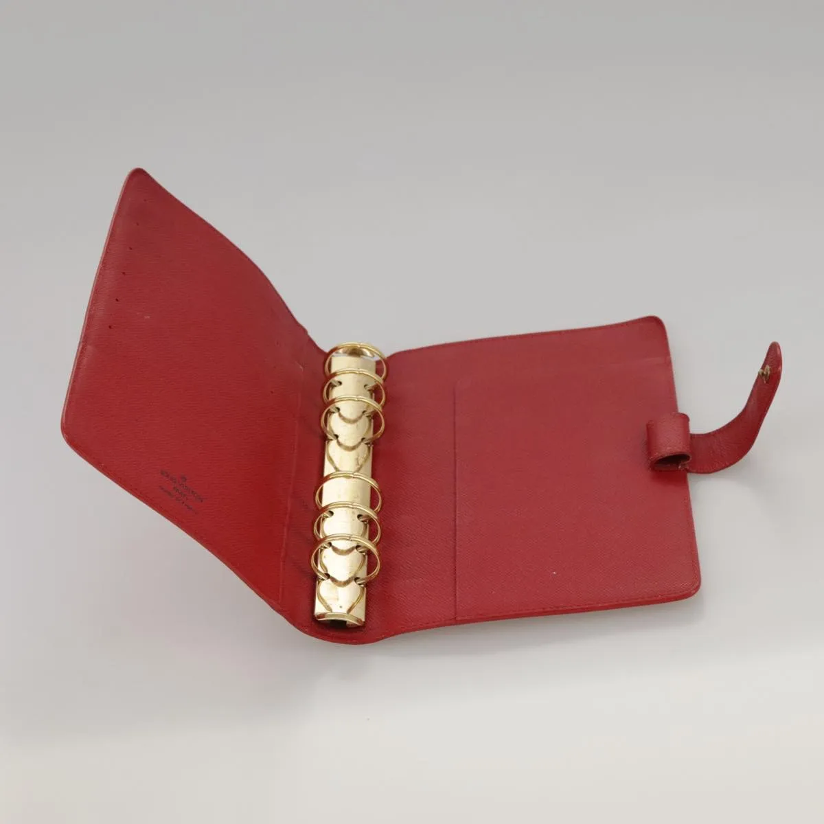 Agenda PM Red Epi Leather Wallet
