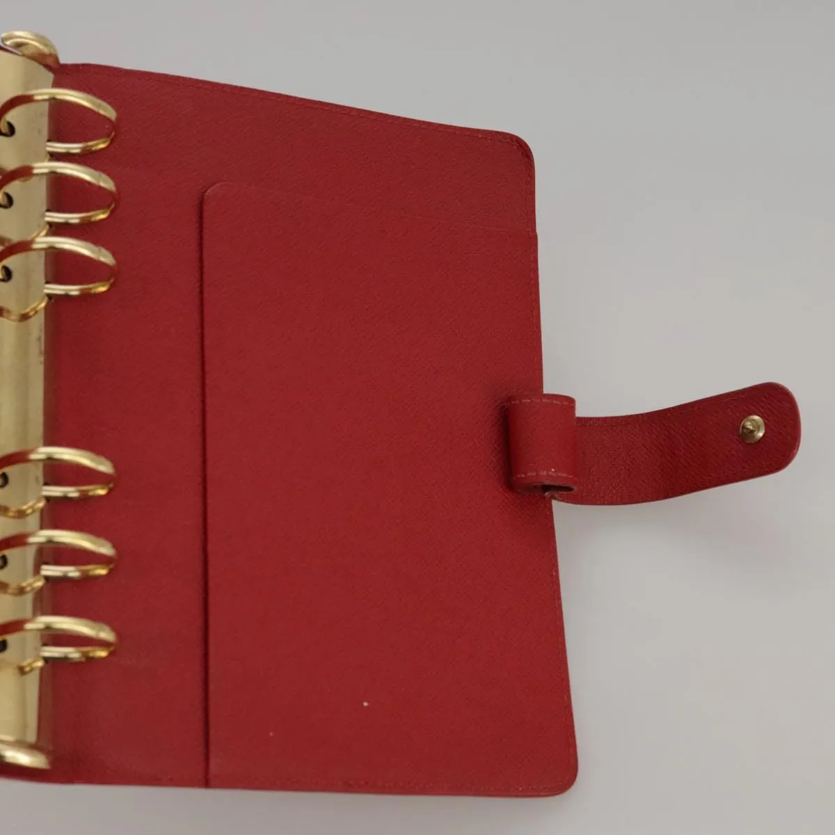Agenda PM Red Epi Leather Wallet