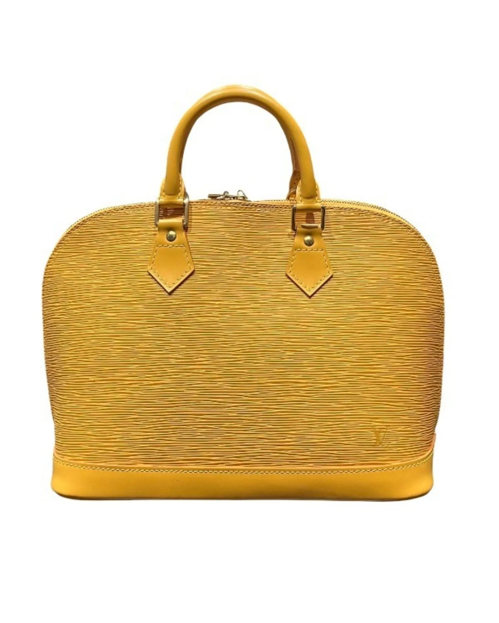 Alma BB Epi Leather Handbag Yellow