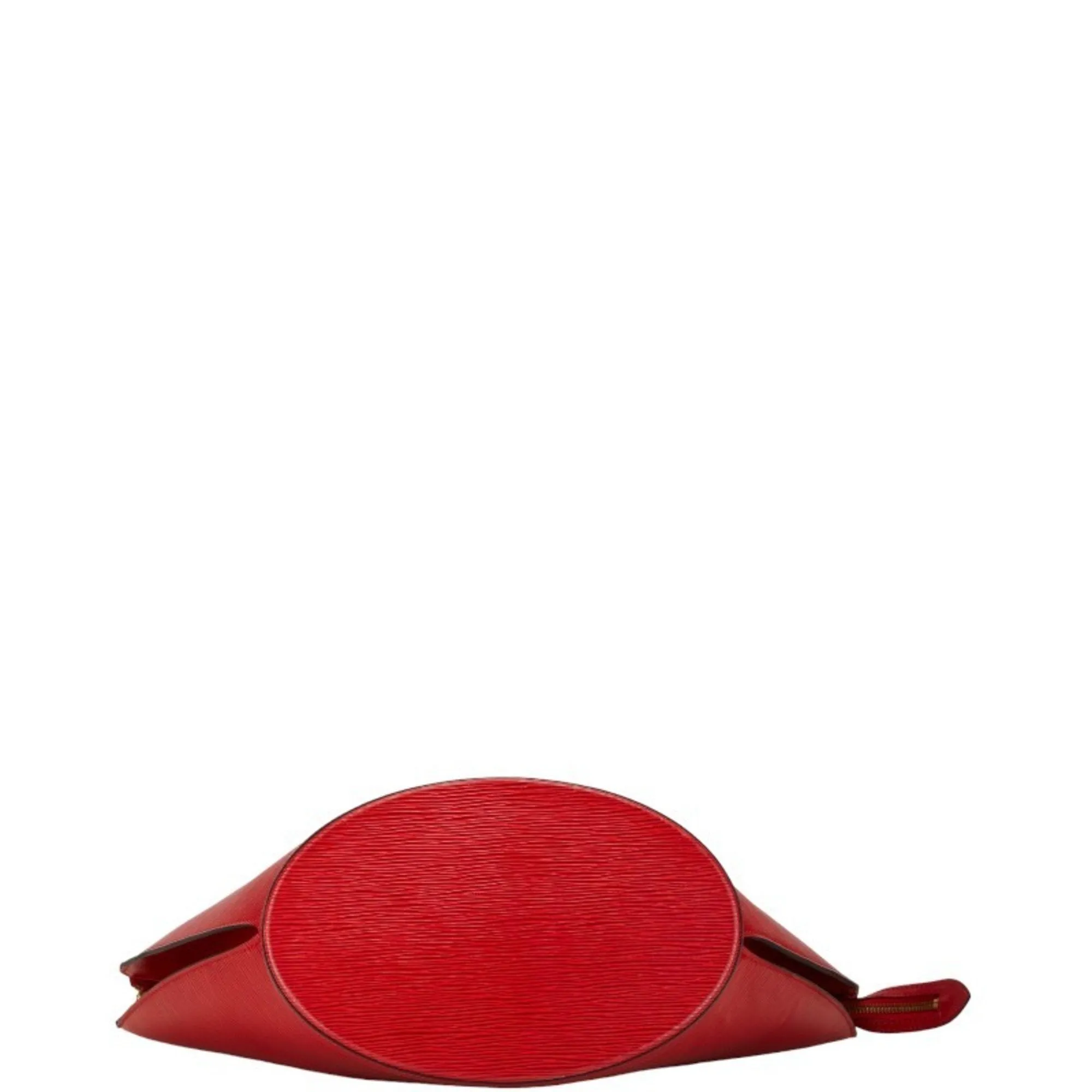 Alma Bucket Bag Monogram Vernis Red Leather