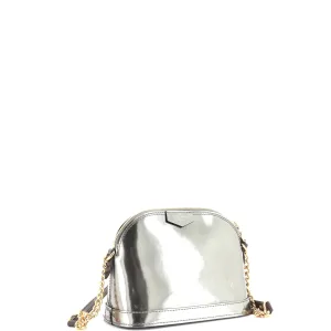 Alma Chain Handbag Vernis with Monogram Canvas Mini
