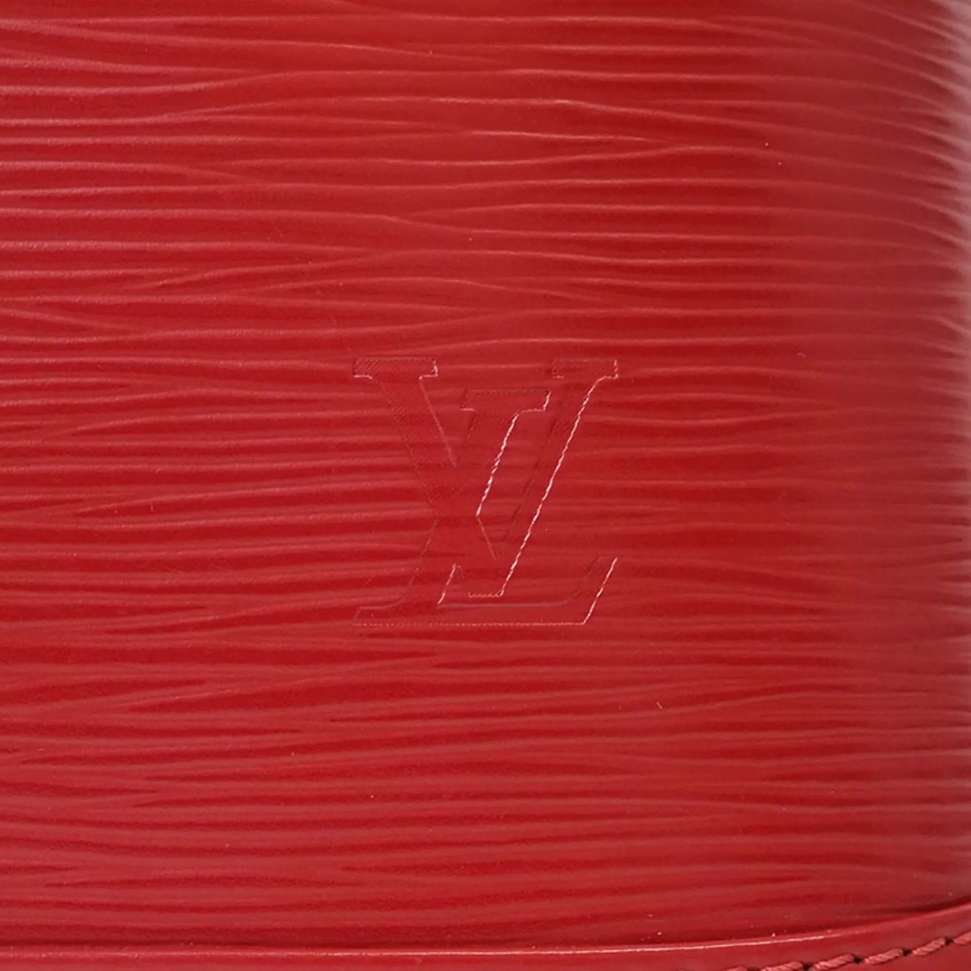 Alma Epi Leather Handbag Red