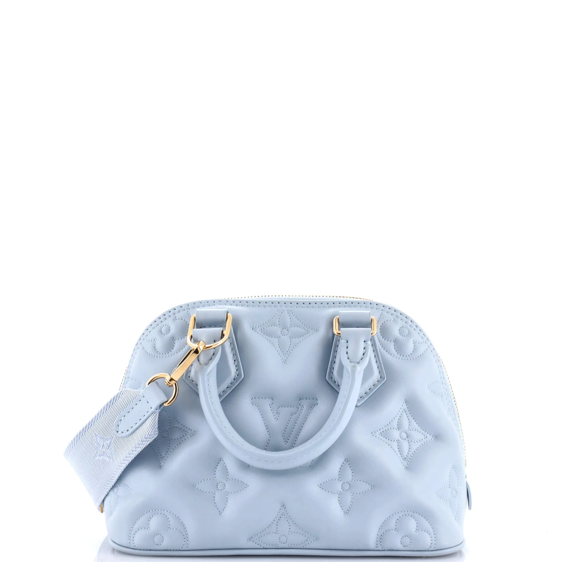 Alma Handbag Bubblegram Leather BB