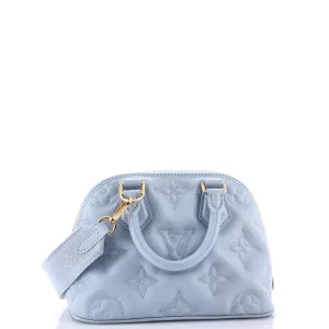 Alma Handbag Bubblegram Leather BB