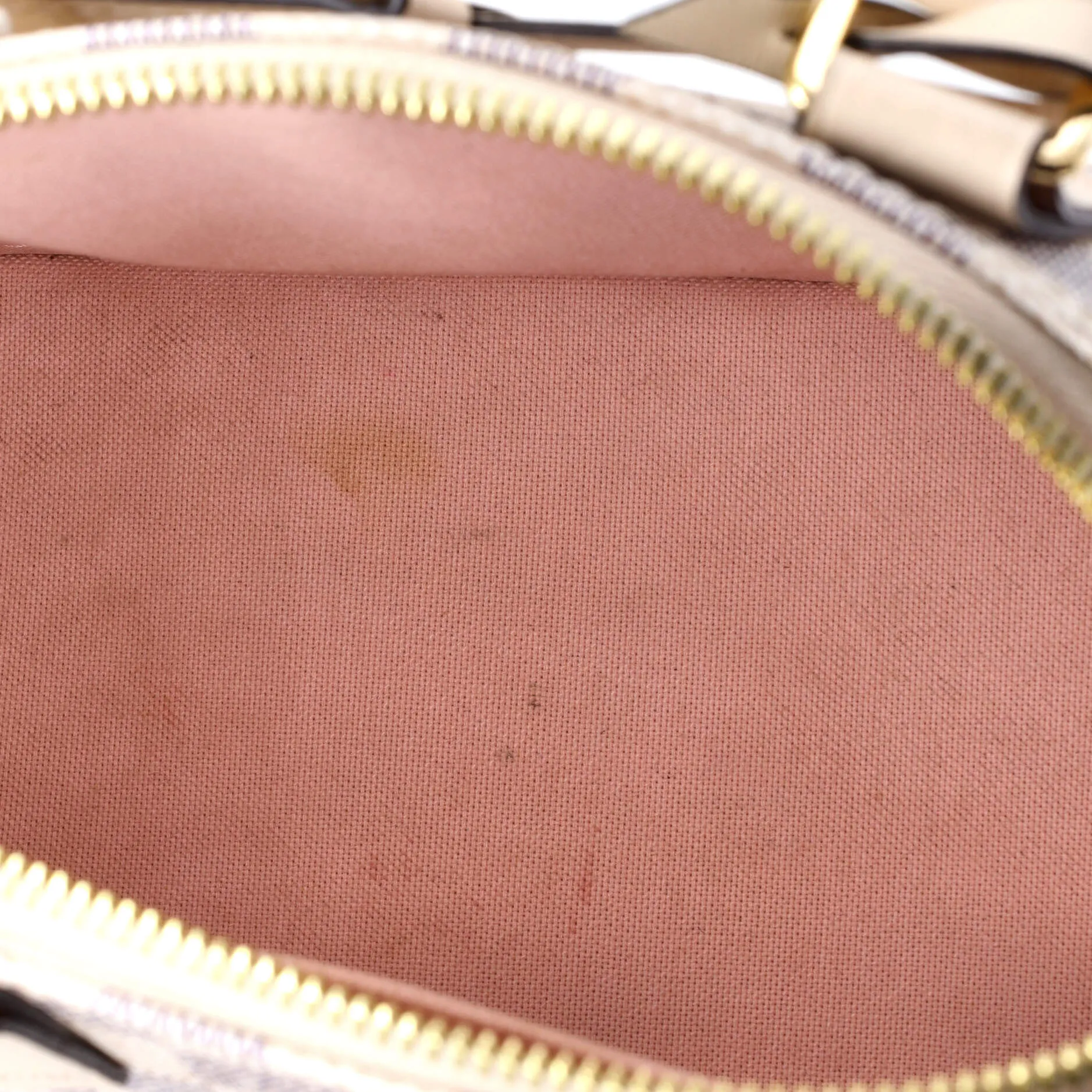Alma Handbag Damier with Braided Detail BB