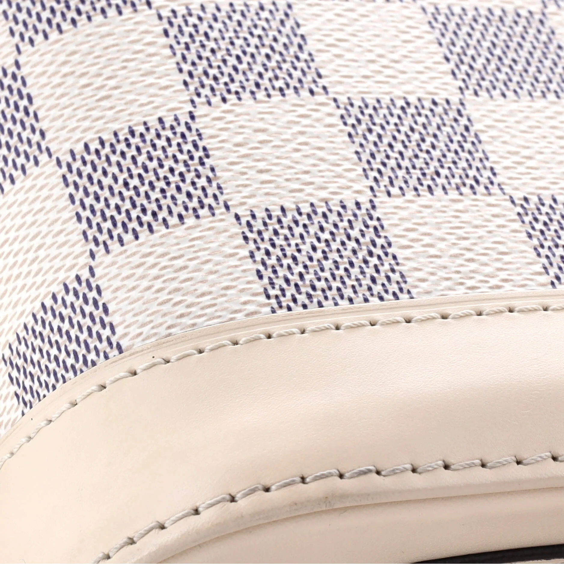 Alma Handbag Damier with Braided Detail BB