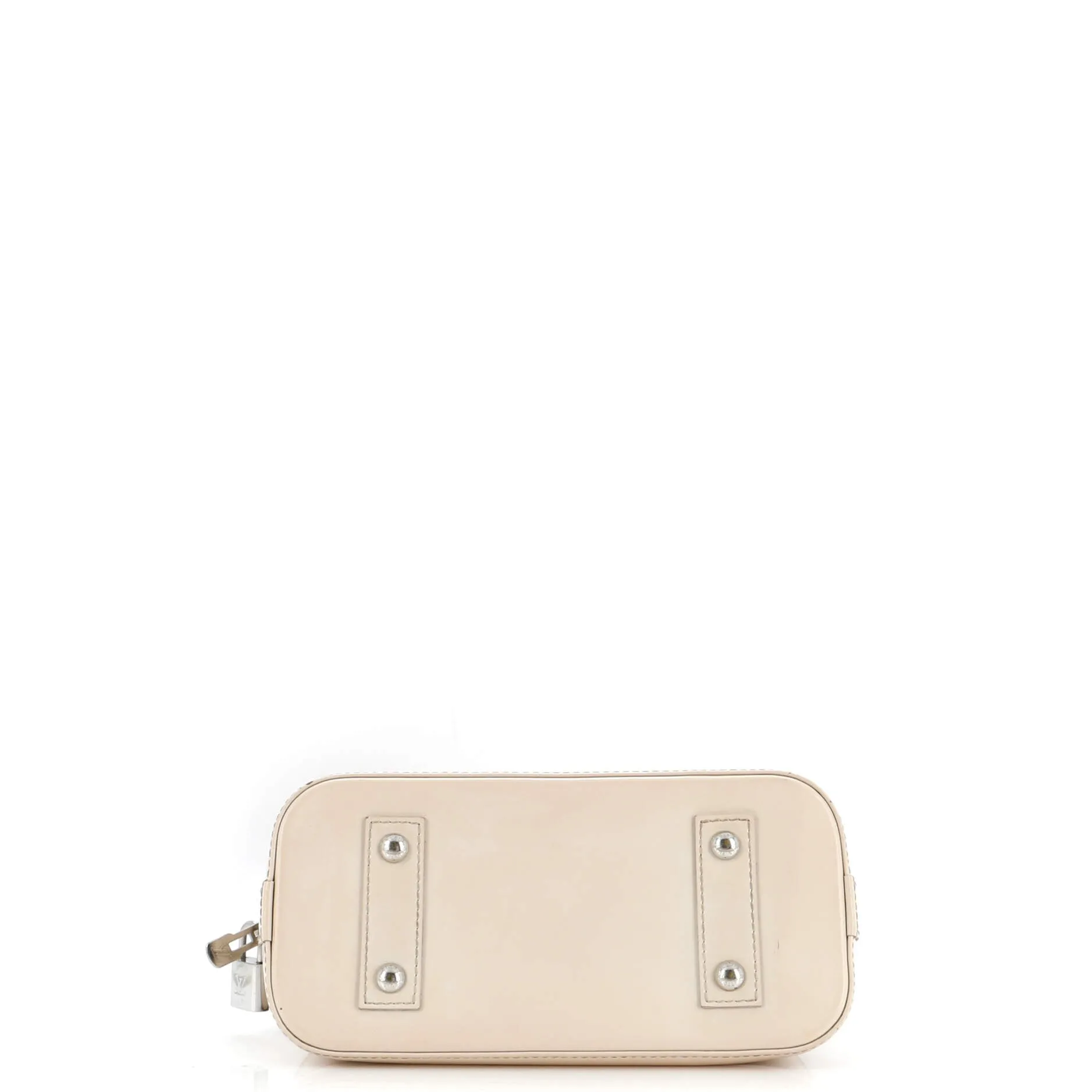 Alma Handbag Epi Leather with Logo Jacquard Strap BB