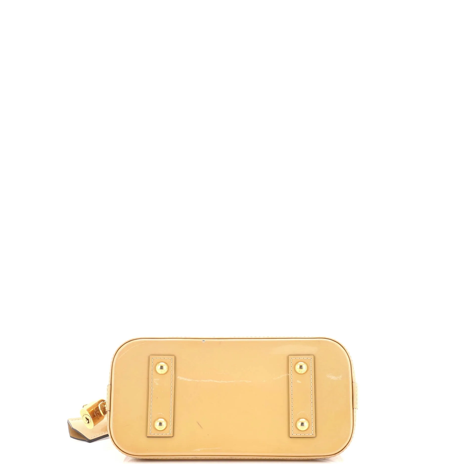 Alma Handbag Limited Edition Monogram Vernis Rayures BB