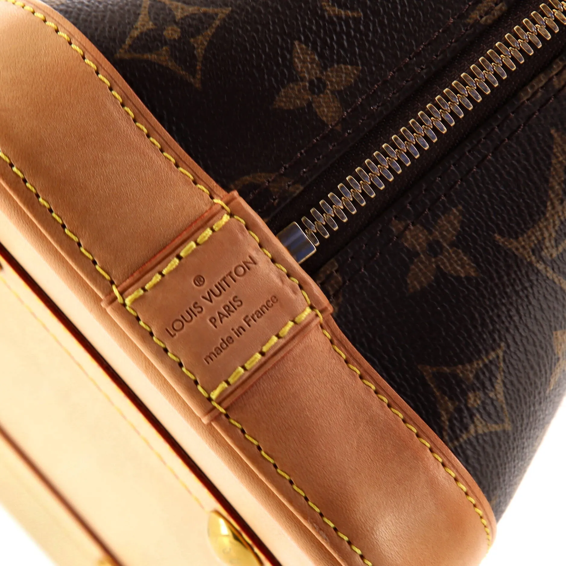 Alma Handbag Limited Edition Patches Monogram Canvas PM