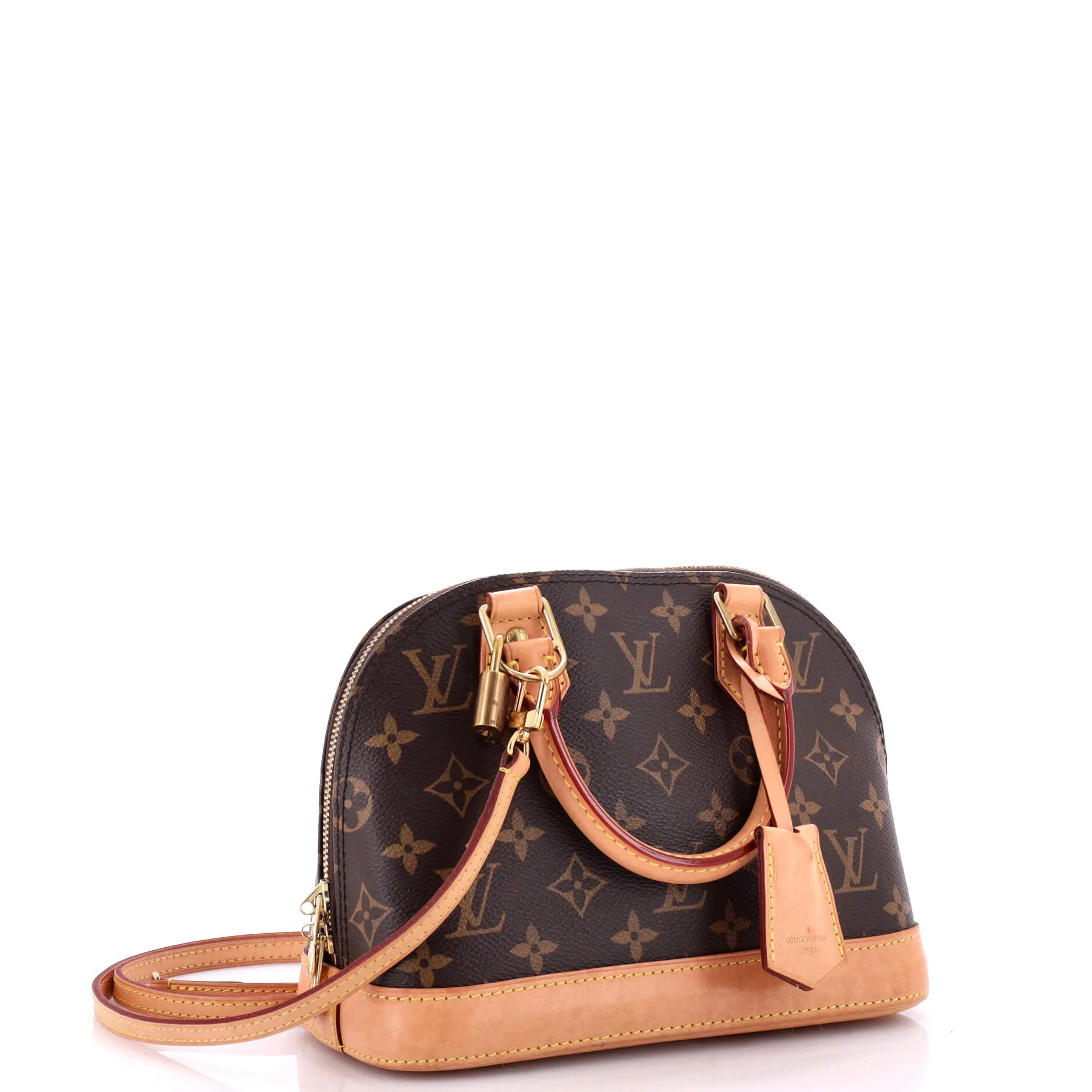 Alma Handbag Monogram Canvas BB