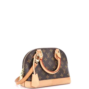 Alma Handbag Monogram Canvas BB