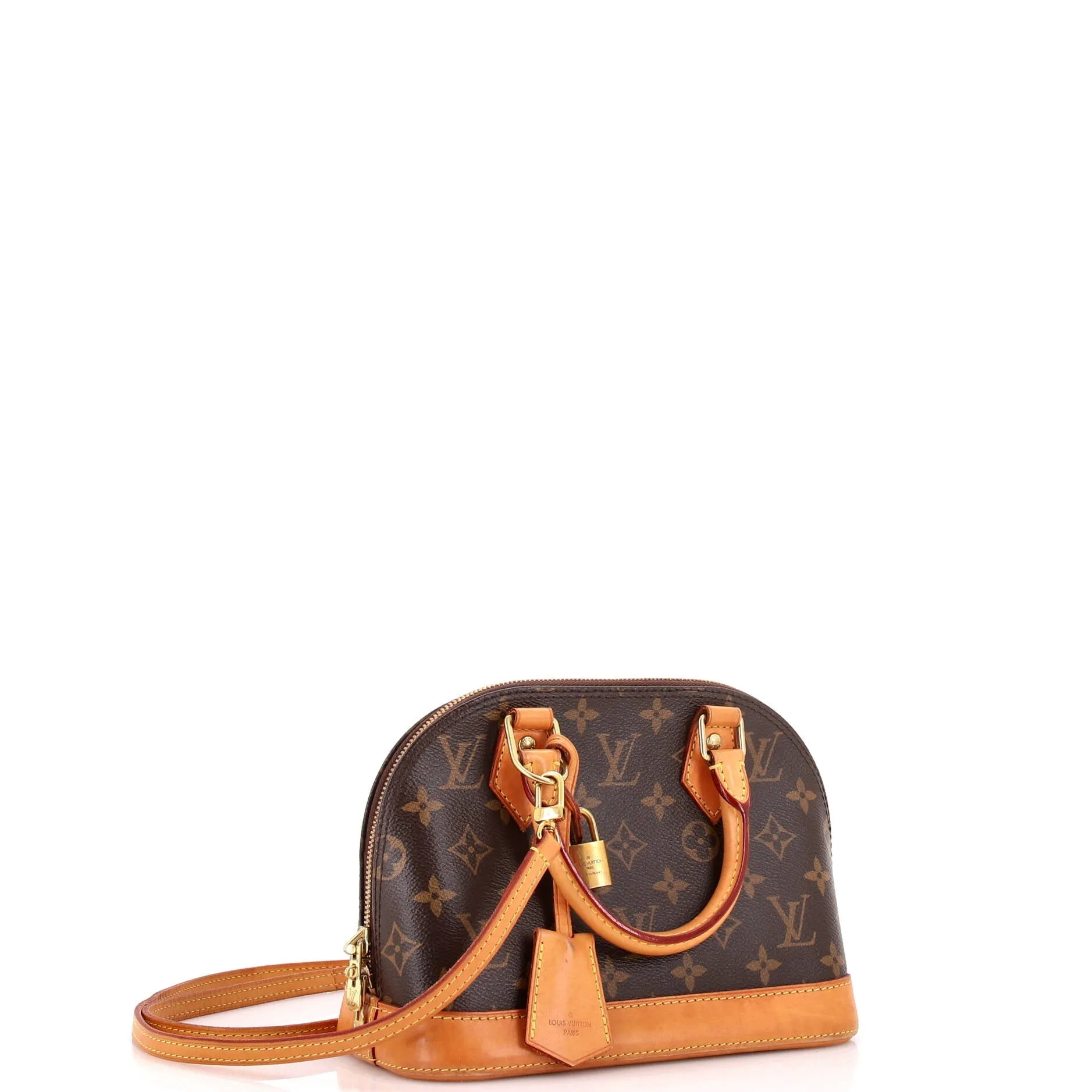 Alma Handbag Monogram Canvas BB