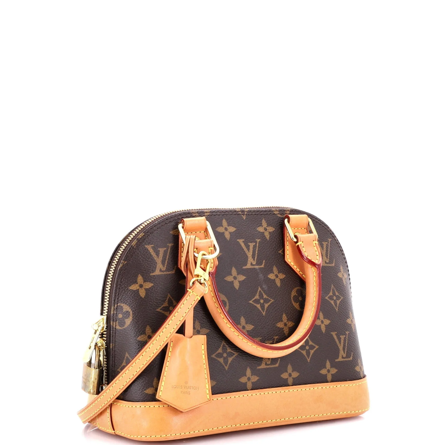 Alma Handbag Monogram Canvas BB