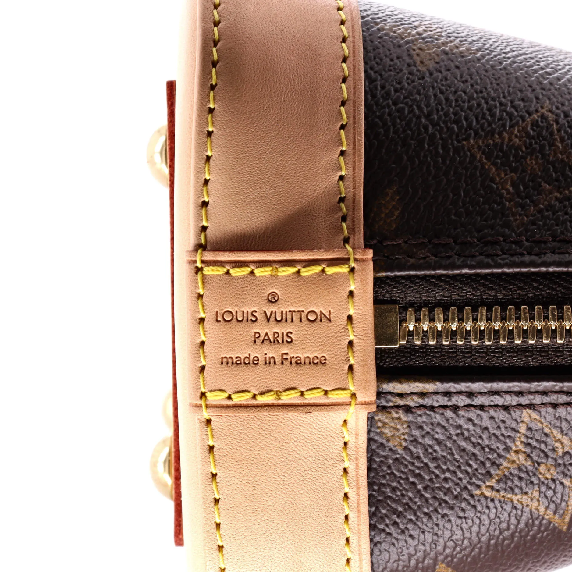 Alma Handbag Monogram Canvas BB