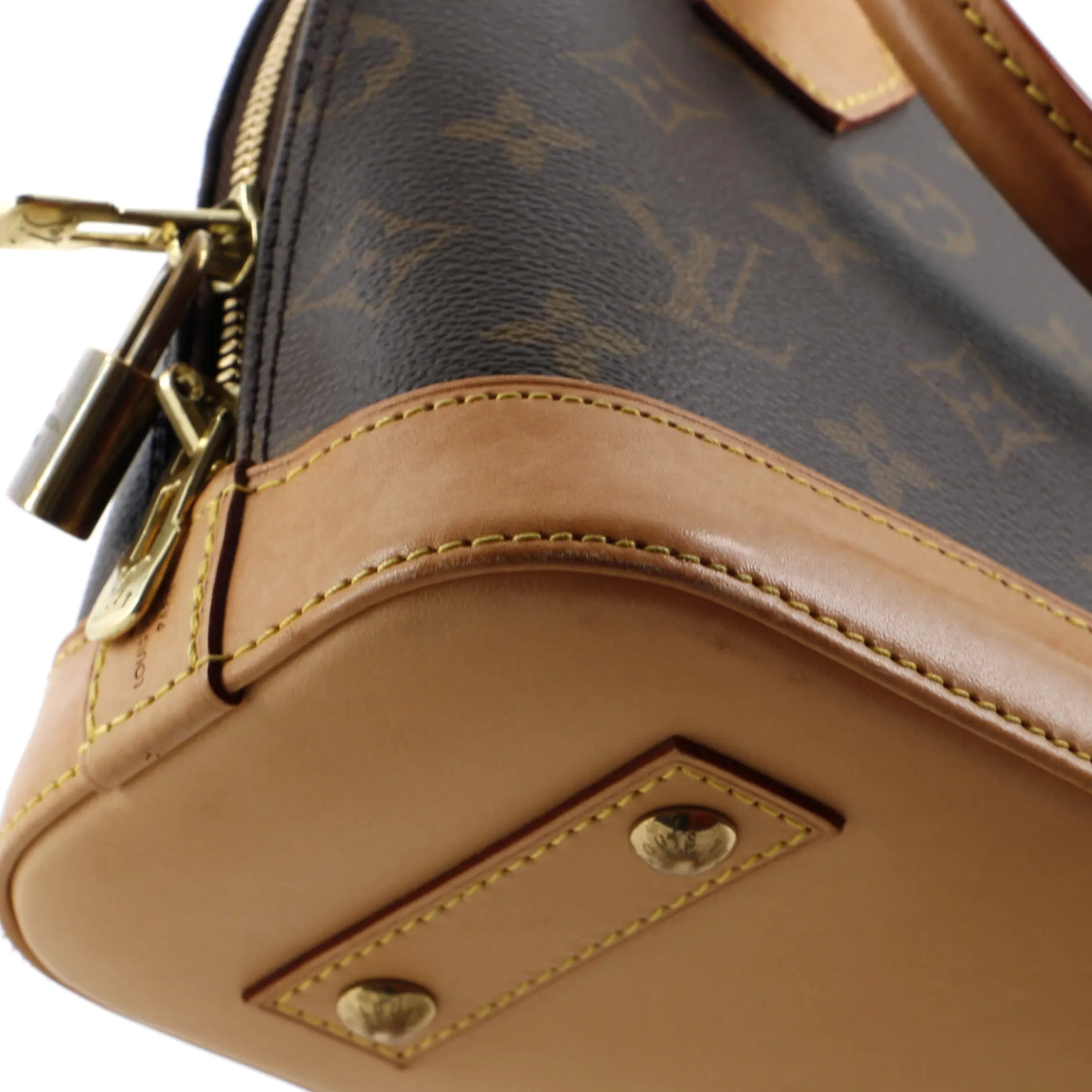 Alma Handbag Monogram Canvas BB