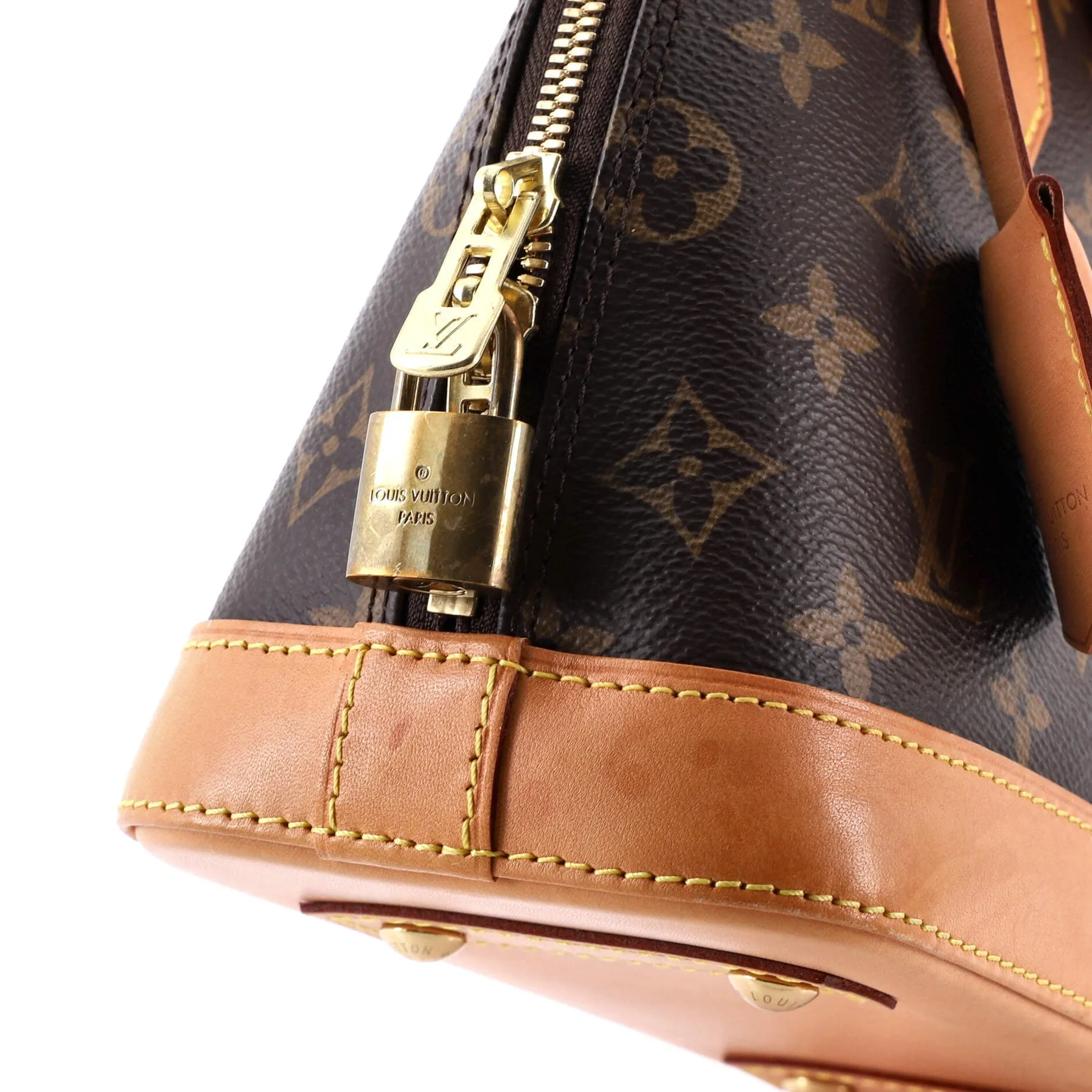 Alma Handbag Monogram Canvas BB