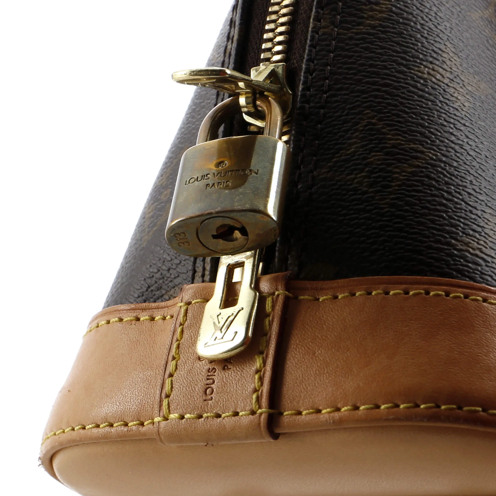 Alma Handbag Monogram Canvas BB
