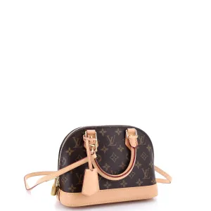 Alma Handbag Monogram Canvas BB