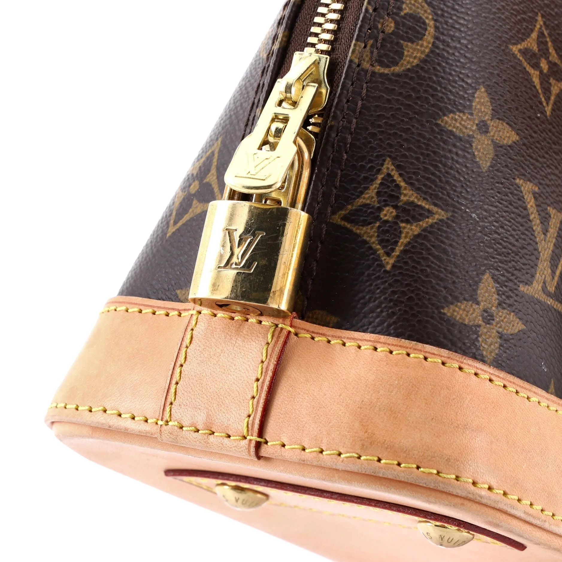 Alma Handbag Monogram Canvas BB