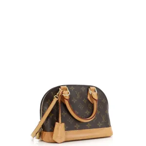 Alma Handbag Monogram Canvas BB