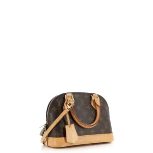 Alma Handbag Monogram Canvas BB