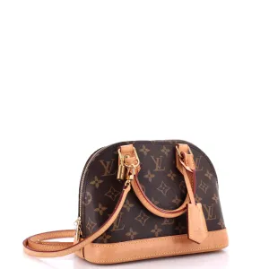 Alma Handbag Monogram Canvas BB