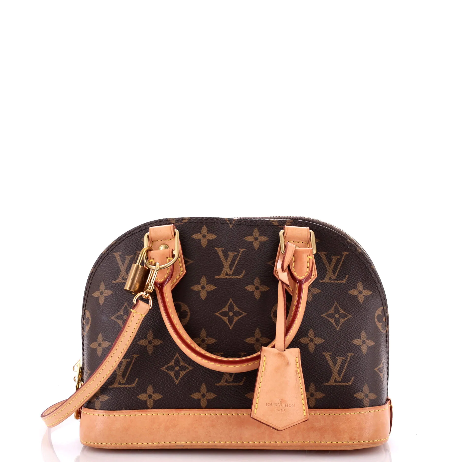 Alma Handbag Monogram Canvas BB