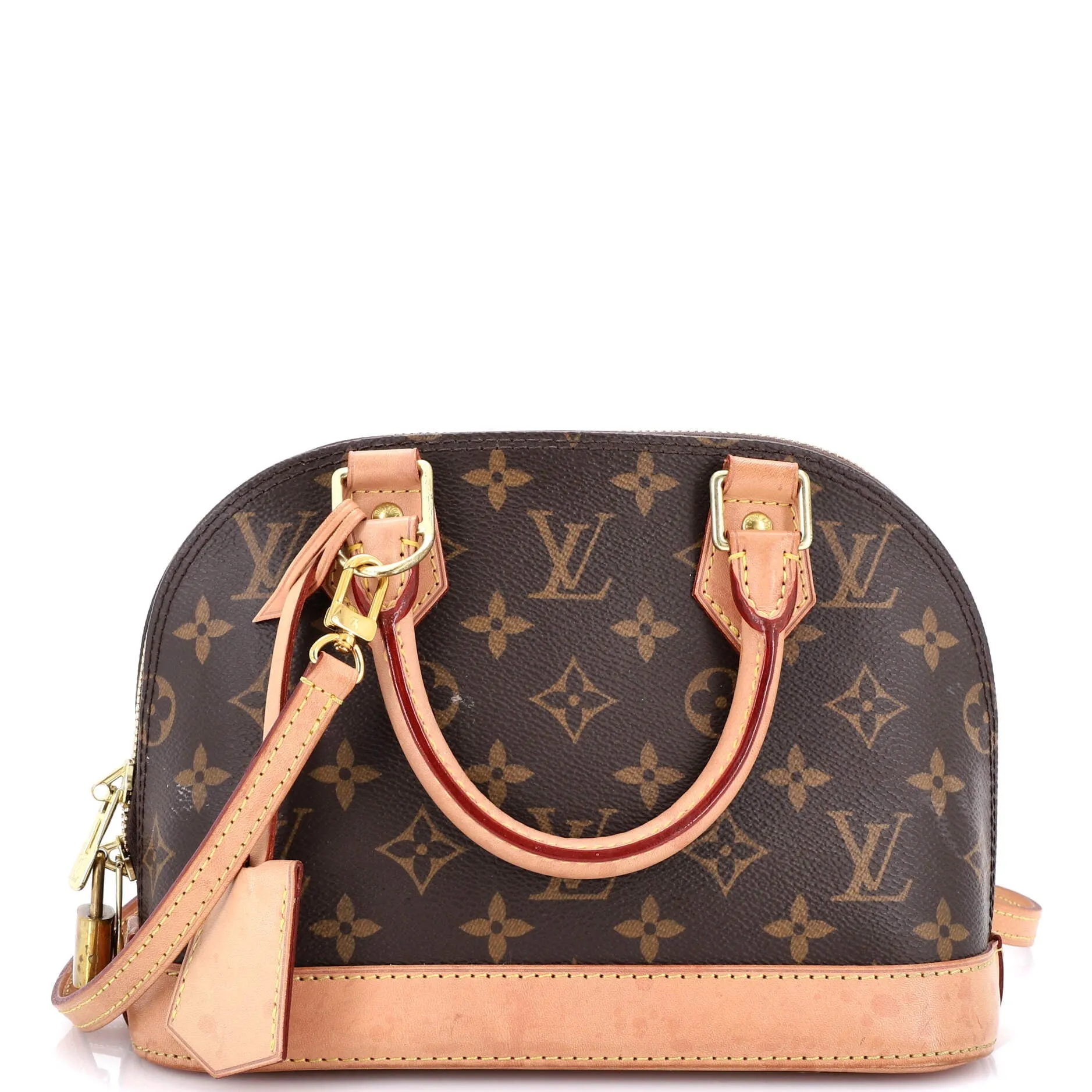 Alma Handbag Monogram Canvas BB