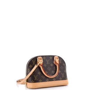 Alma Handbag Monogram Canvas BB