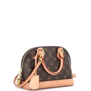 Alma Handbag Monogram Canvas BB