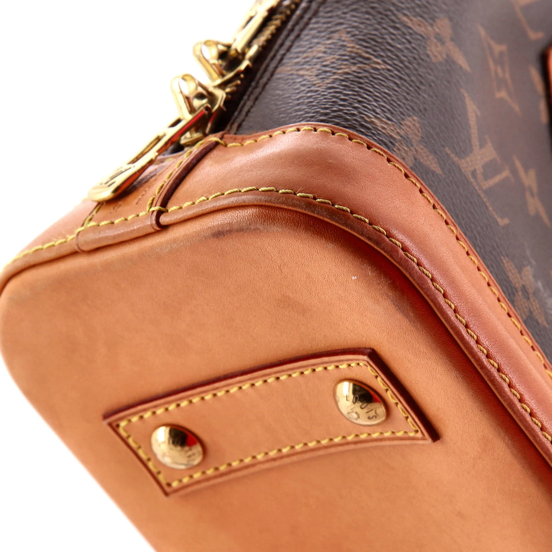 Alma Handbag Monogram Canvas BB