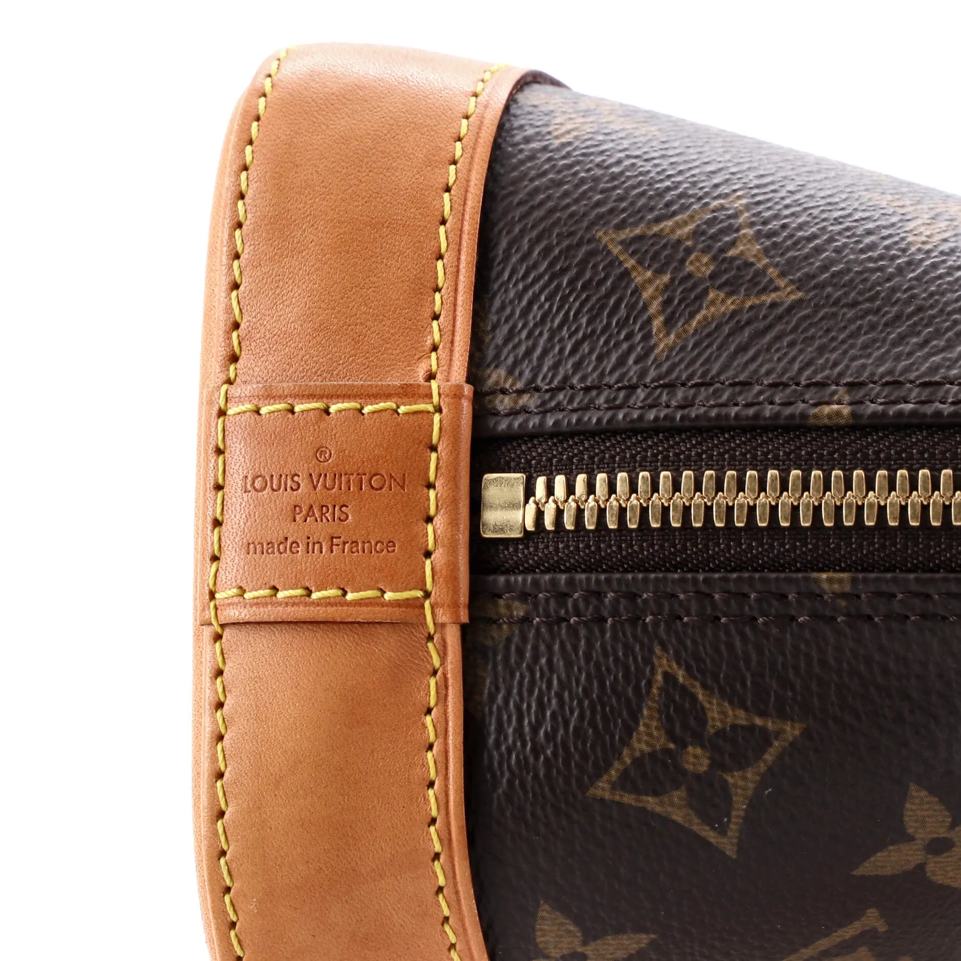 Alma Handbag Monogram Canvas BB