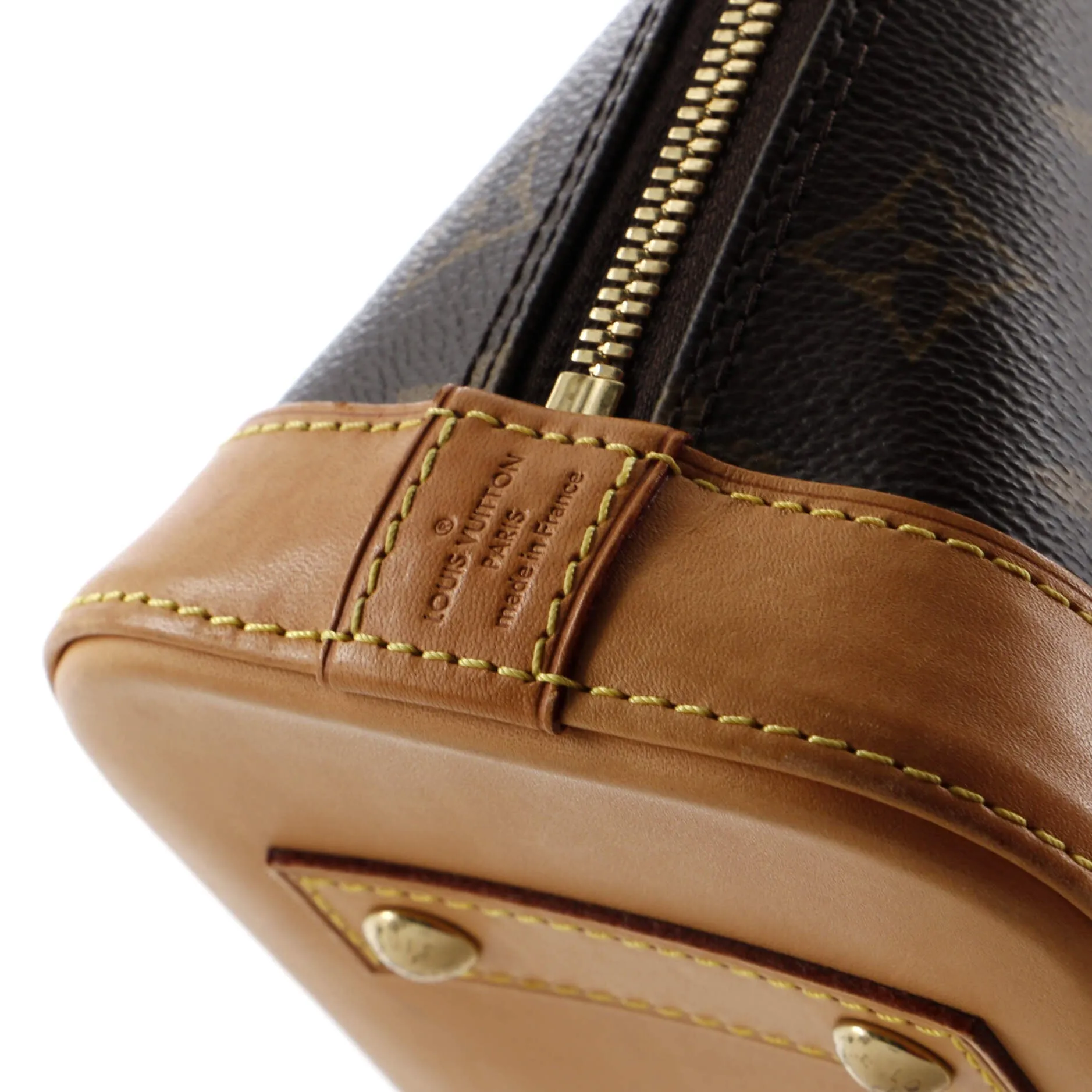 Alma Handbag Monogram Canvas BB