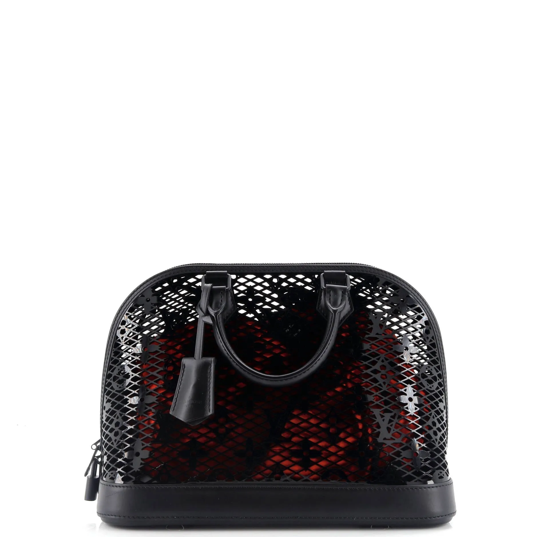 Alma Handbag Monogram Lace Leather PM