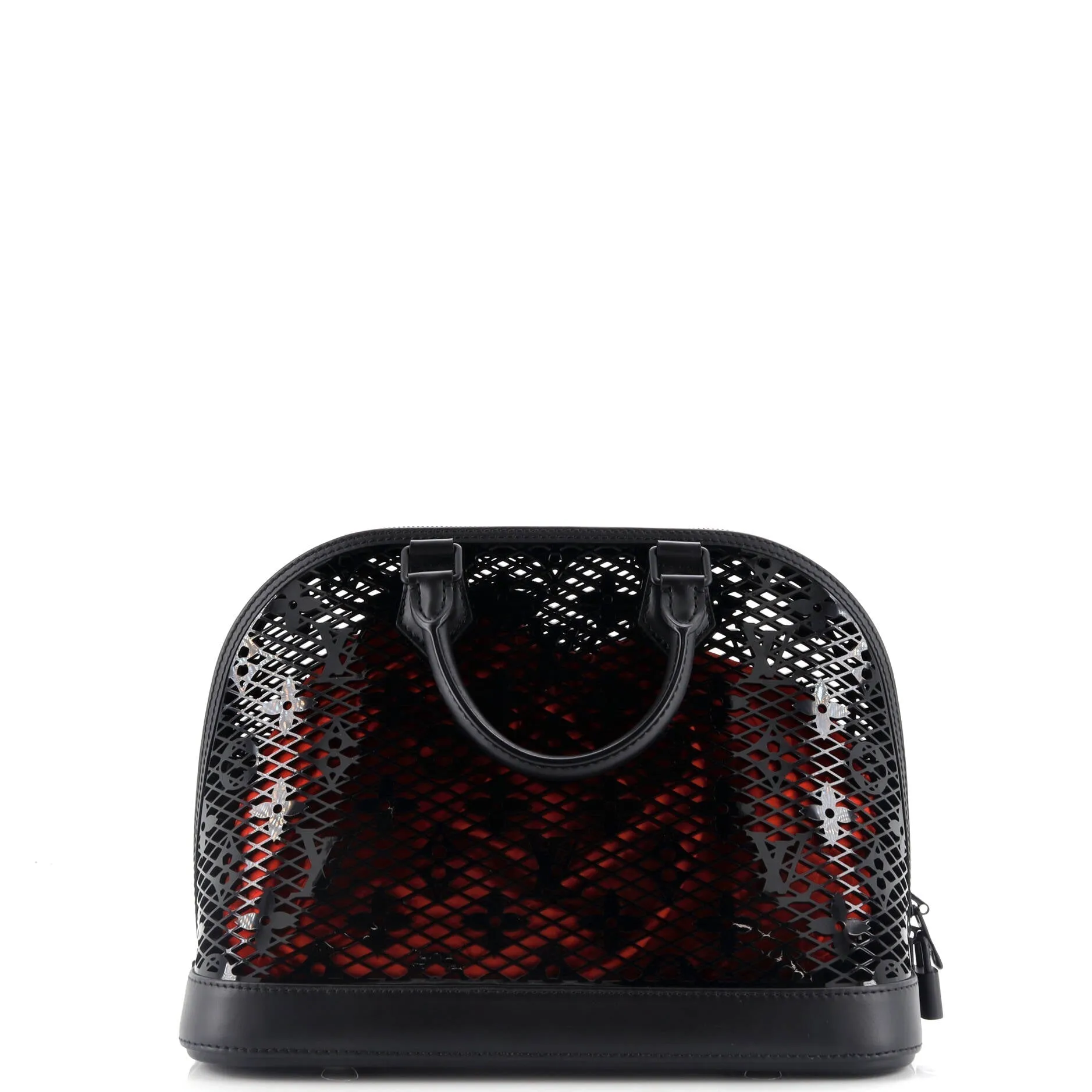 Alma Handbag Monogram Lace Leather PM