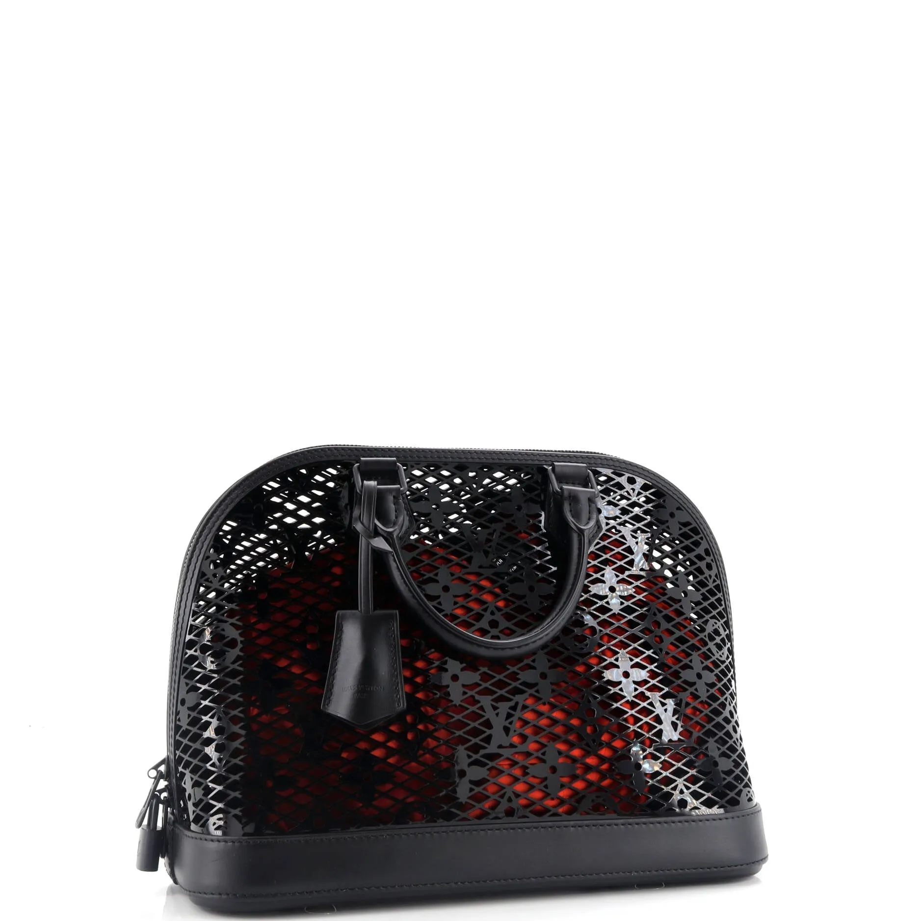 Alma Handbag Monogram Lace Leather PM