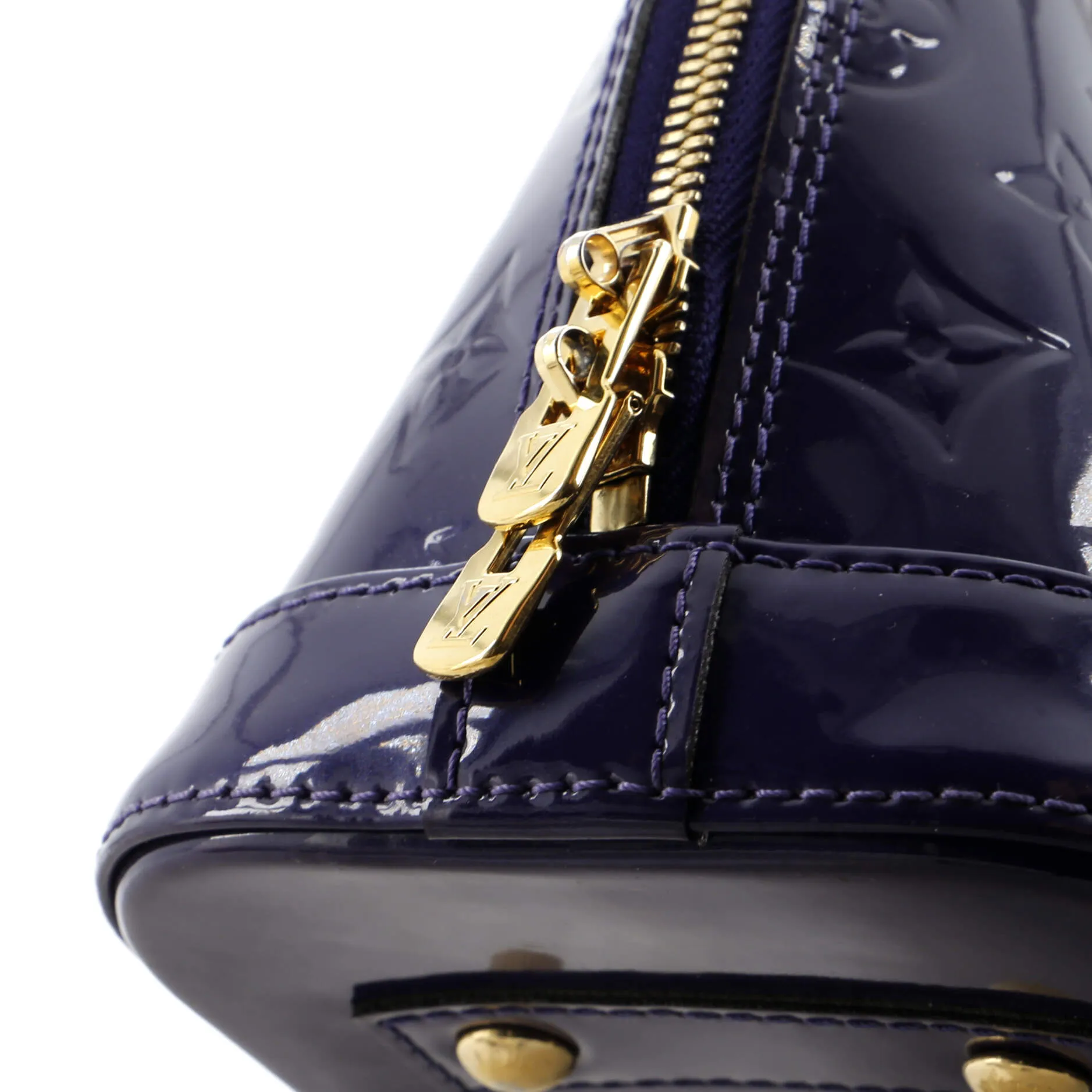 Alma Handbag Monogram Vernis BB