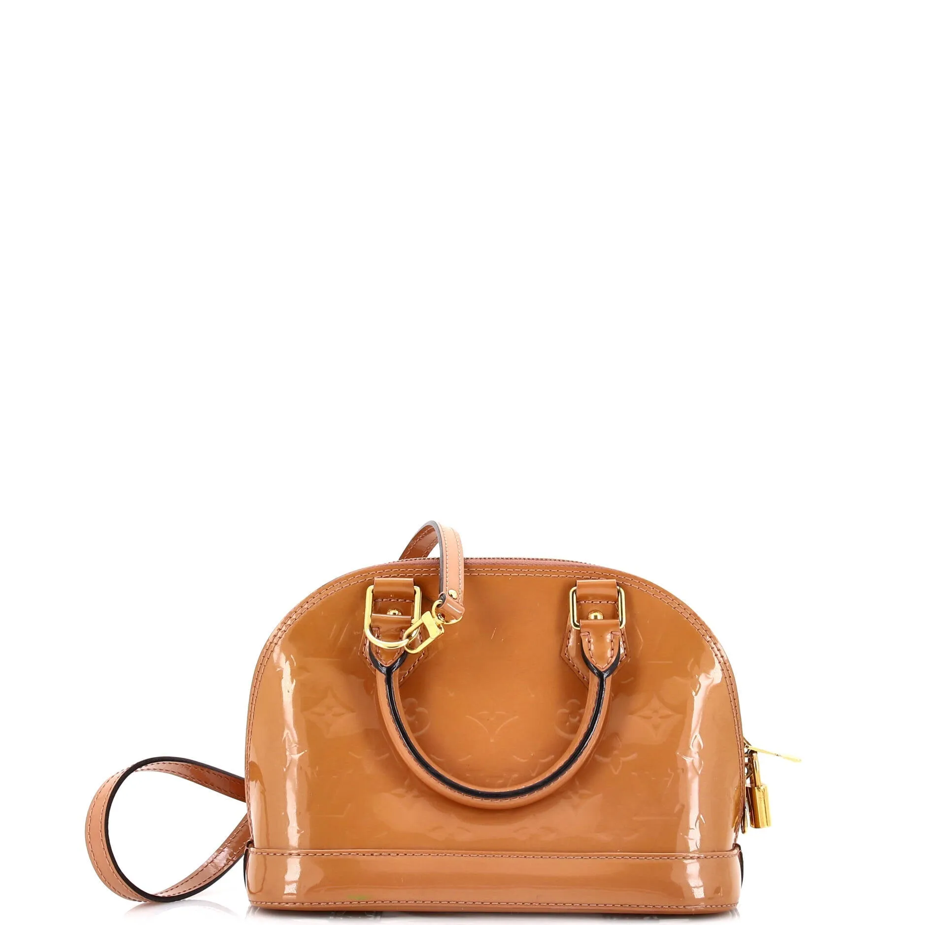 Alma Handbag Monogram Vernis BB