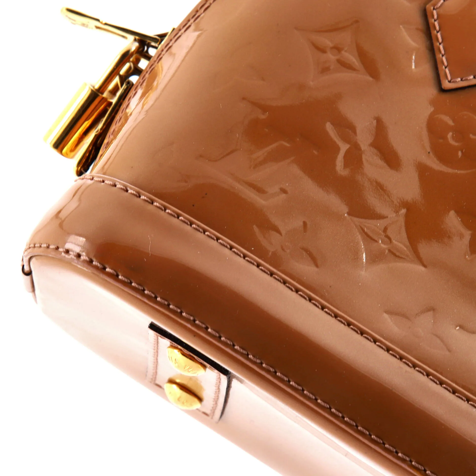 Alma Handbag Monogram Vernis BB